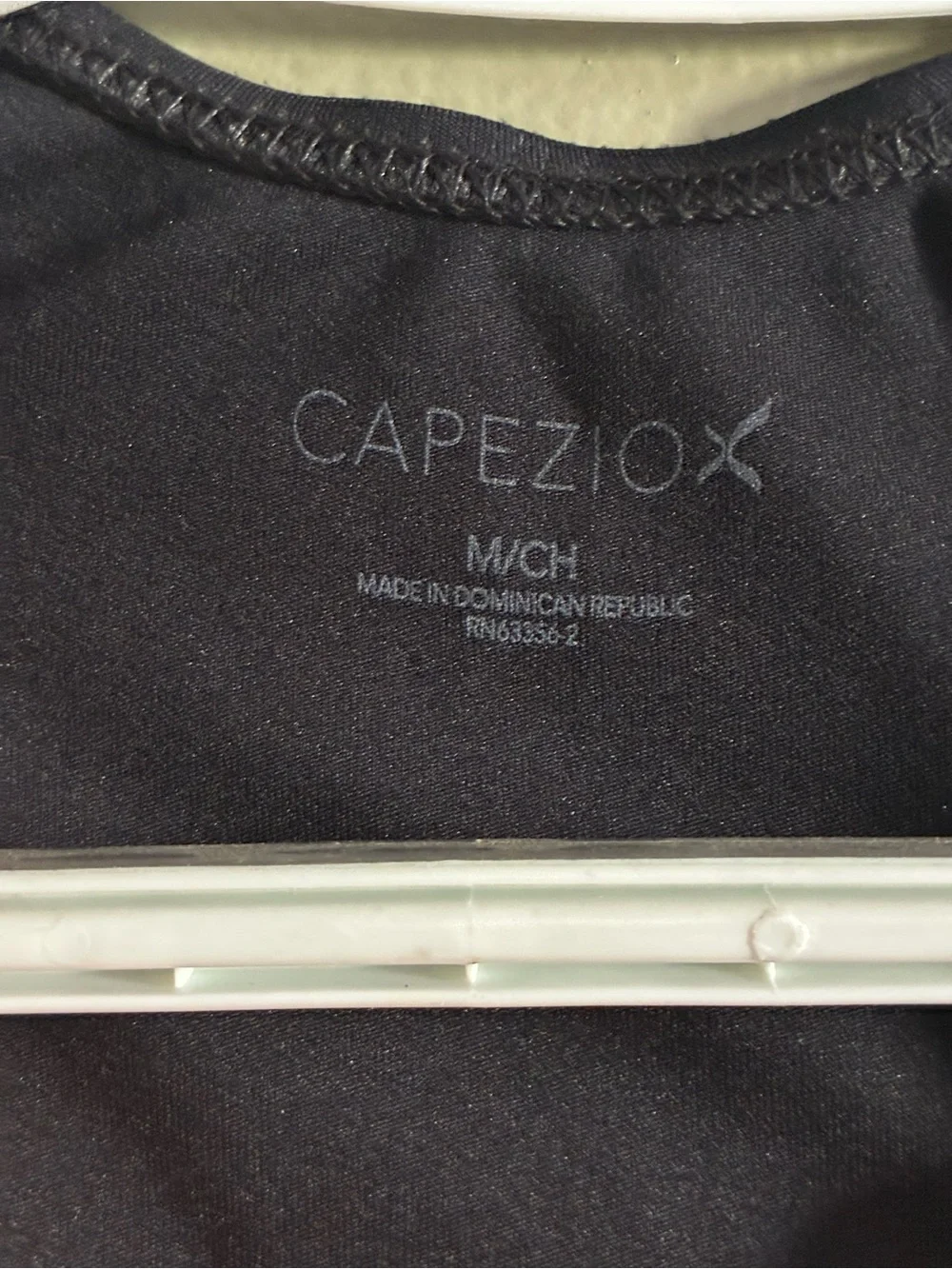 Capezio Black Short Sleeve Dance Leotard